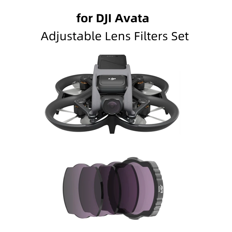 

For DJI Avata ND Filter Set ND8 ND16 ND32 ND64 Filters for DJI UV Protective Filter Avata Drone Camera Lens Accessories