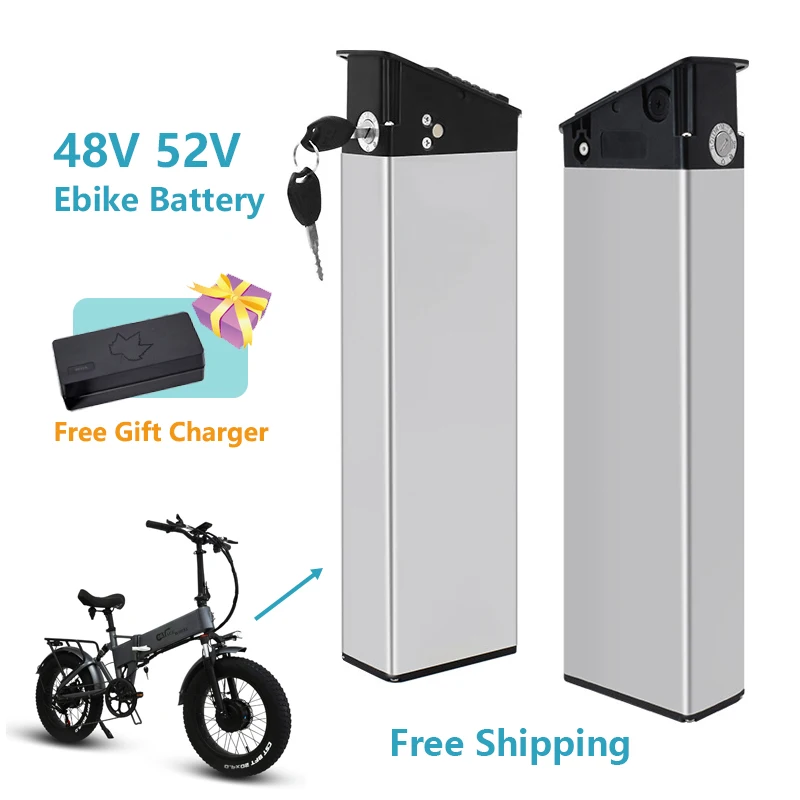 Fat Tire Ebike Lithium Battery 48V 52V 16Ah For CMACEWHEEL