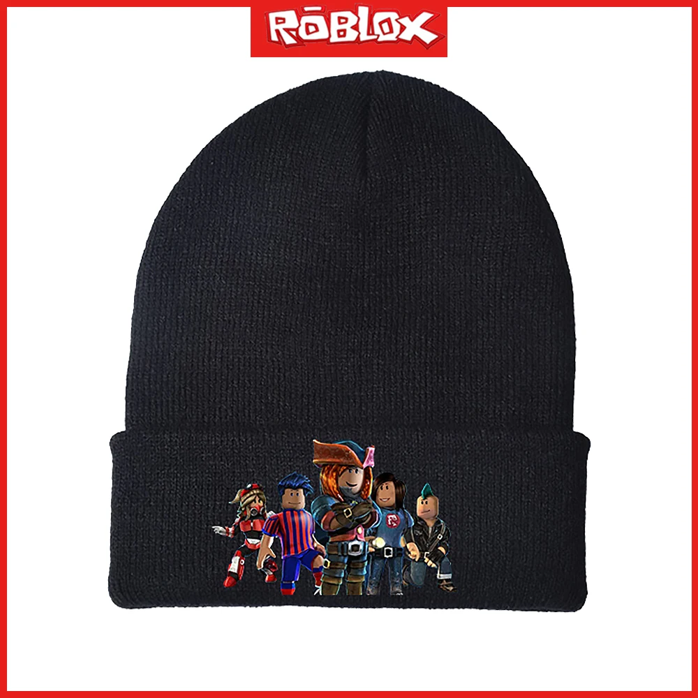 2023 Roblox Game Virtual World Peripheral Knitted Hat Woolen Hat Cold and Warm Sunshade Hat Gift for Boys Girls In Autumn Winter images - 6