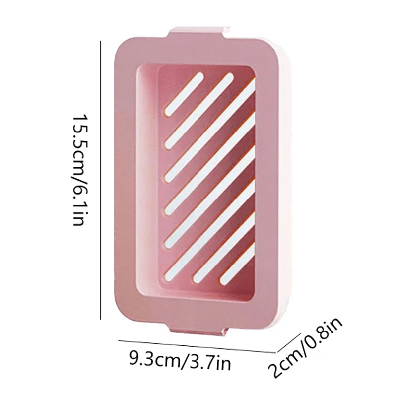Multifunctional Laundry Soap Box Lather Box Hand-Free Bathroom Kitchen Mesh Soap Holder With Elastic Mesh Soap Drainer Shelf 6