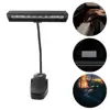 9 LED Lamp Clip on Book Light Black Eye Caring Piano Music Stand Lamp Portable Adjustable Players Studio Practice Light 1