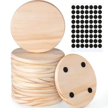 Unfinished Wood Slice Set 1