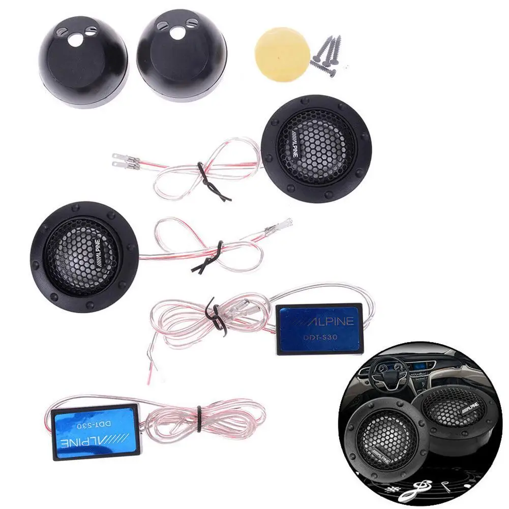 180W 4Ohm Car Audio Silk Film Car Stereo Speakers For Modification dome tweeter speakers