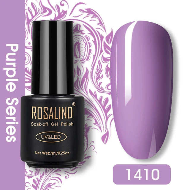 ROSALIND Nail Gel Polish Glitter Series Gel Varnishes All For Manicure Soak Off UV Lamp Nails Art Semi Permanent Gel Polish RA1410