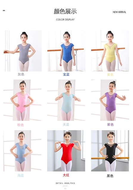 Body Danza Per Bambine - Senza Cuciture, Cinghie Regolabili, Per Balletto, Ginnastica, Yoga - Foto 6