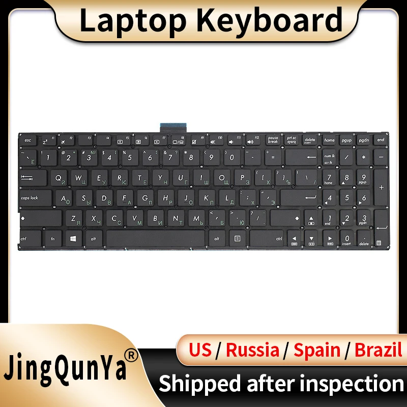 US/SP/Spanish/RU/Russian/Brazil Laptop Keyboard For ASUS V555 V555L V555U V555UQ pro552S pro553U Replacement
