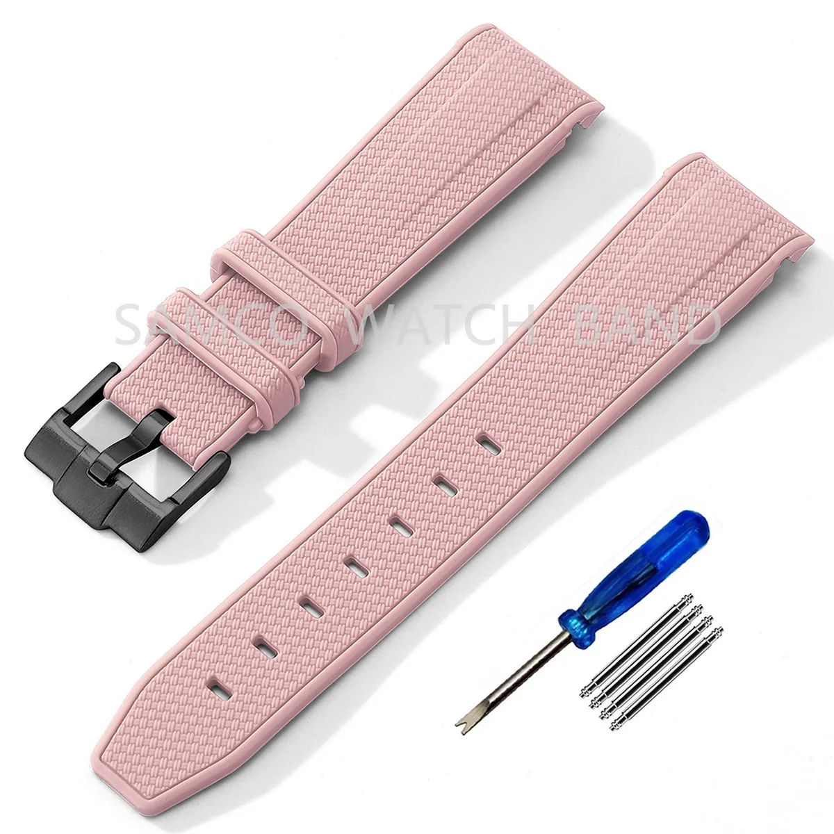 Premium Silicone Watch Strap - 20mm Rubber Replacement Band