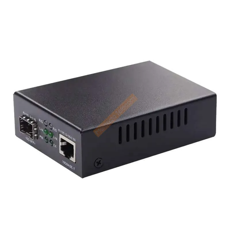 10G SFP+ Fiber to RJ45 Media Converter SFP+10/100/1000M/10G Ethernet Converter Transceiver