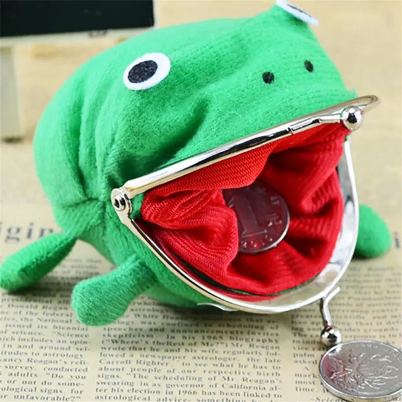 Anime Frog Wallet Coin Purse Key Chain for Women coin purse women wallet card wallet coin wallet plush coin purse frog purse