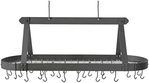 

Hanging Pot with Grid & 24 Hooks, Oiled Bronze, 48 x 19 x 15.5 Soda top cover Tapaderas de silicona adaptables Can lid cover Fo