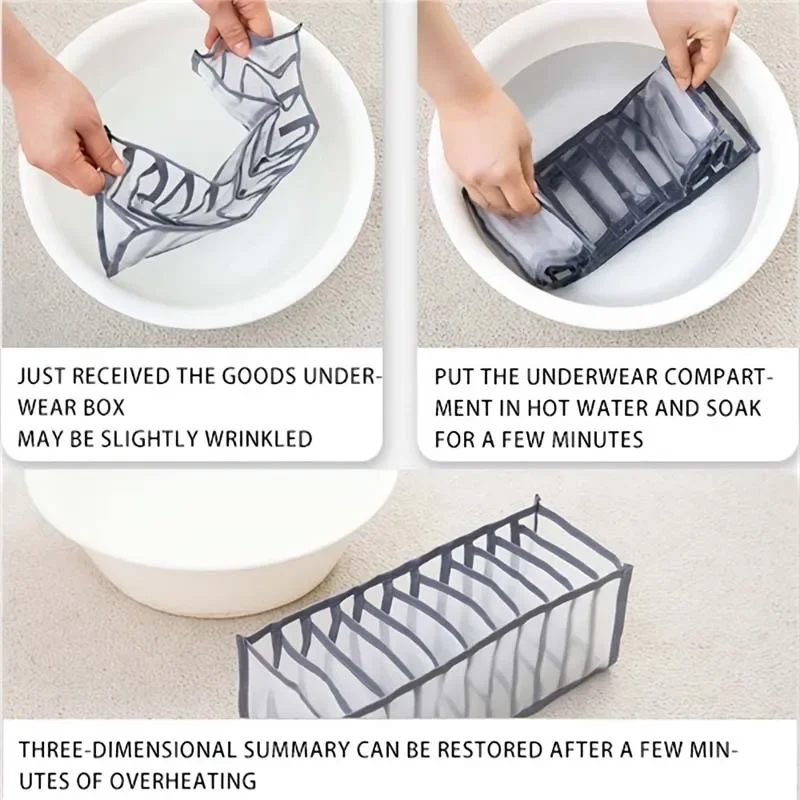Panties Underwear Bra Sock Organizer Clothes Wardrobe Closet Clothing Organizer Box Organization System Divider Drawers