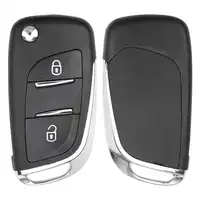 คีย์ที่ดีที่สุด 2/3 ปุ่ม CE0523 ดัดแปลงคีย์สําหรับ Citroen C2 C4 C5 Berlingo Xsara Picasso สําหรับ Peugeot 306 407 807 Partner VA2/HU83 3