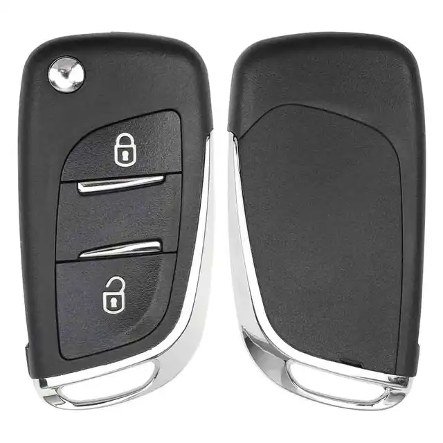 คีย์ที่ดีที่สุด 2/3 ปุ่ม CE0523 ดัดแปลงคีย์สําหรับ Citroen C2 C4 C5 Berlingo Xsara Picasso สําหรับ Peugeot 306 407 807 Partner VA2/HU83 3
