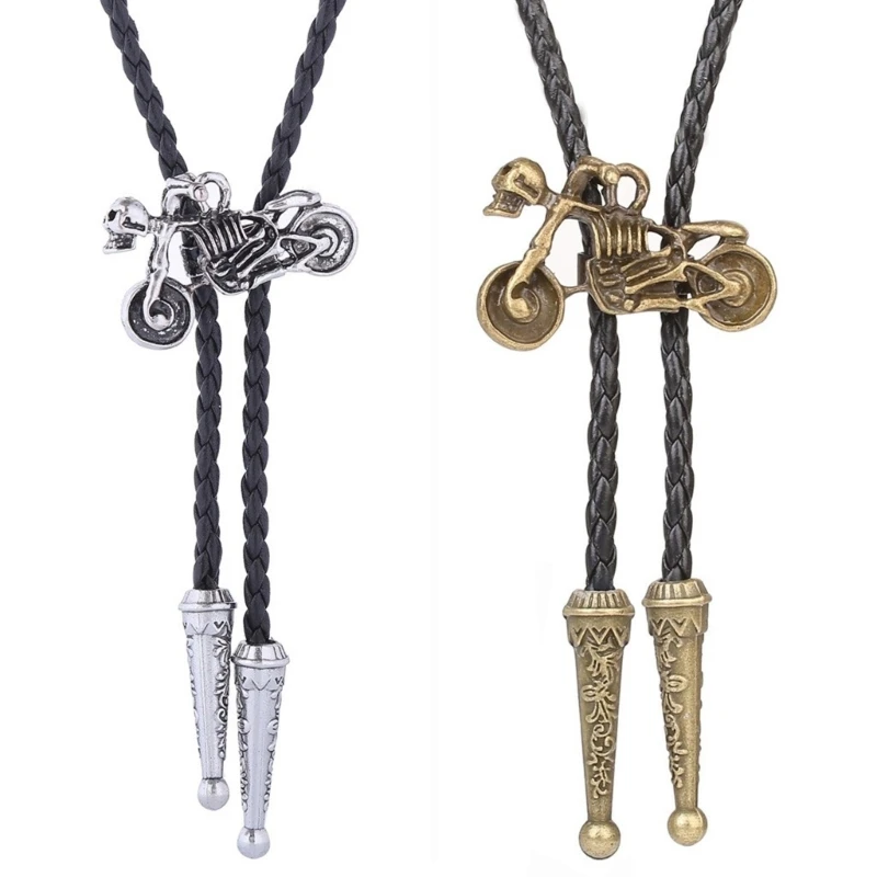 

Bolo Tie Punk Shirts Chain Lucky Knot Collar Necklaces Long Neckties Pendant Dropship