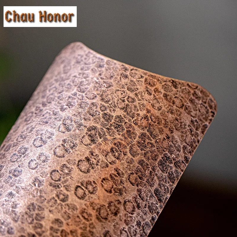 3pc/Set Lotus Leaf Art Copper Tea Scoop Retro Tea Pick Zen Ceremony Caddy Spoon Kung Fu Tea Set Accessories Tea Spoon Tea Shovel