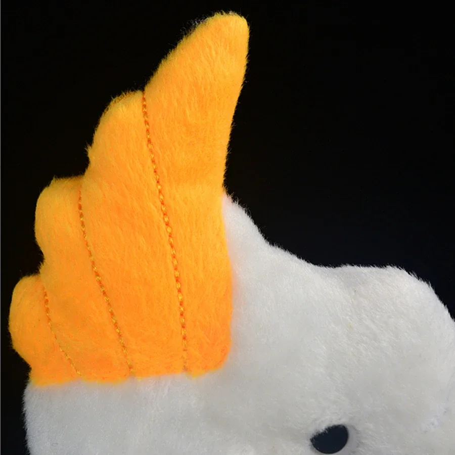 Cockatoo High Fidelity Anime Cute Macaw Plushie Parrot Plush Toys Lifelike Animals Simulation Stuffed Doll Kawai Toy Gifts Kids 6