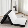 Tri-fold Memory Foam Mattress - 3 Inch Single Size Portable Floor Bed, Foldable Mat for Kids and Adults, Collapsible 1