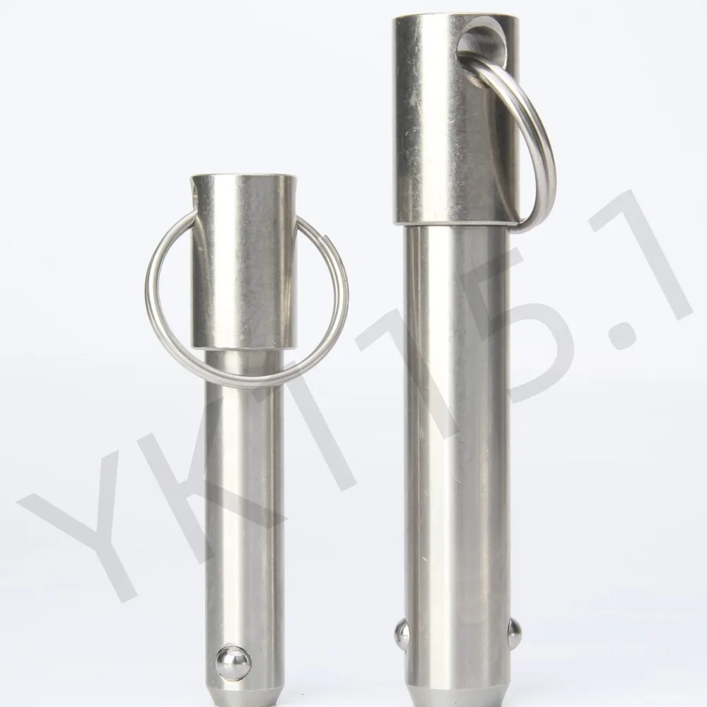 YK115.1 Safety Spring Lock Pin All Stainless Steel Pull Ring Quick Release Ball Lock Pins stainless steel ball lock pins