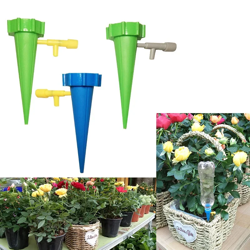 Adjustable Drip Water Spikes Automatic Plant Watering System for Coke Bottles Garden Supplies Watering & Irrigation