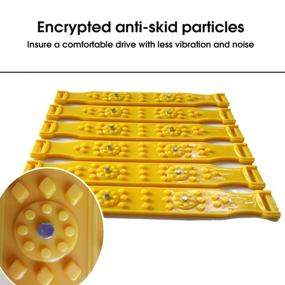 Car Snow Tire Chain Belt Beef Tendon Auto Wheel Tire Anti-skid TPU Set Snow Chains Car Wash & Maintenance Accessories
