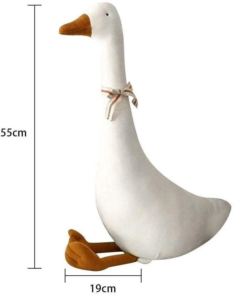 Animals Stuffed Pillow 35/45/55CM Cute Cotton Goose Stuffed Toys Animal Baby Accompanying Dolls Plush Comfort Dolls Soft Pillow