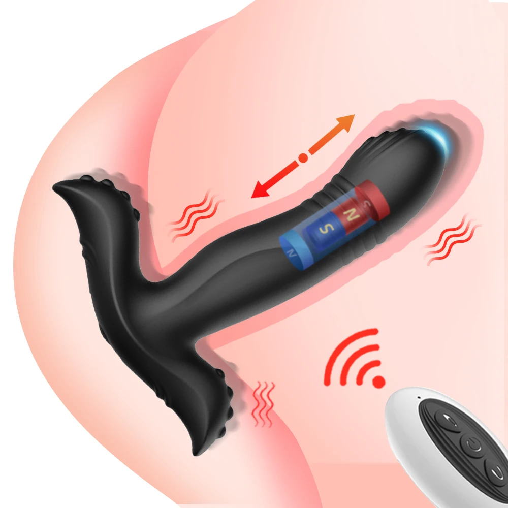Vibratoren Analplug für Männer Frauen Stoßdildos Vibrator Männliches Prostata-Massagegerät R_voghion.com
