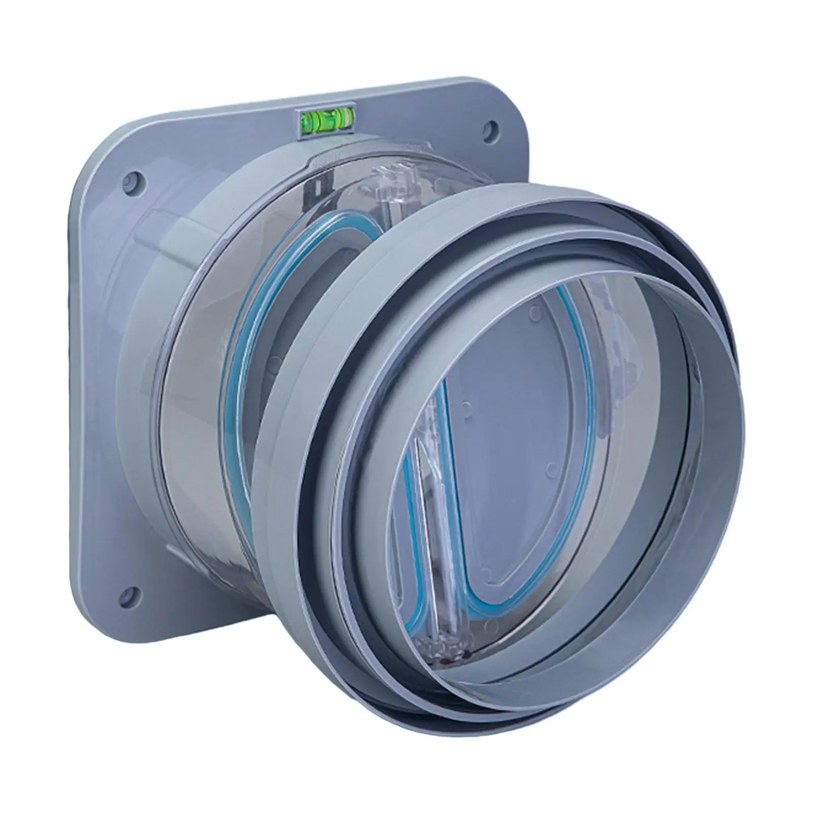 Kitchen Flue Check Valve Duct Draft Blockers Odor Resistant Backdraft Damper for Kitchen Exhaust Fans Bathroom Ducting Hose