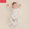 Sleeveless Vest Baby Sleeping Bag Cotton Thin Breathable Pajamas Anti-Kicking Cocoon for Newborn Envelope Sleep Sack Bedding 1