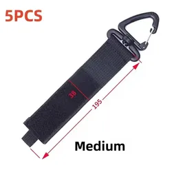 Rotating Buckle Cord Organizer Holder - Nylon Strap for Cable and Hose Management (5PCS M)