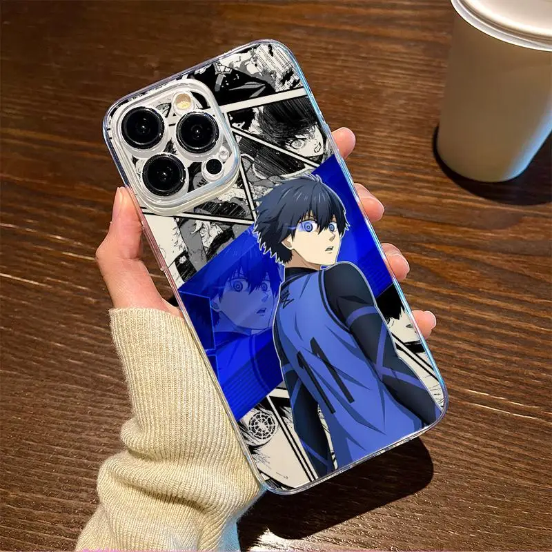 Blue Lock X Yoichi Isagi Cool Anime Transparent Phone Case
