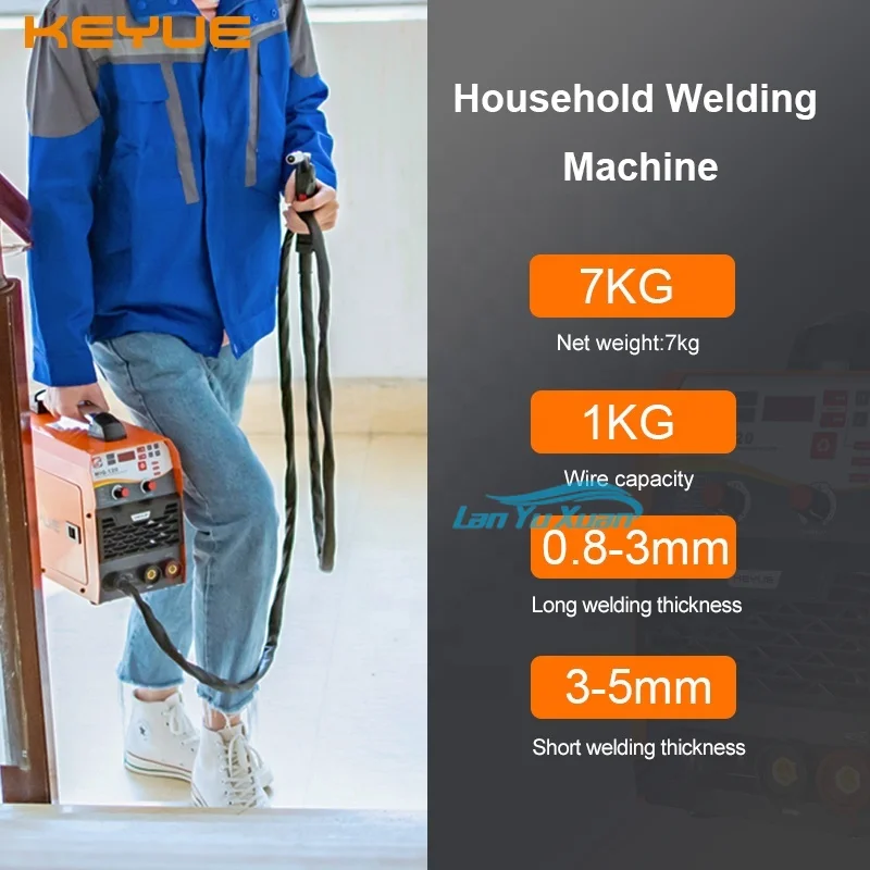 dc inverter electric welding machine mig gasless welder MIG-120 3