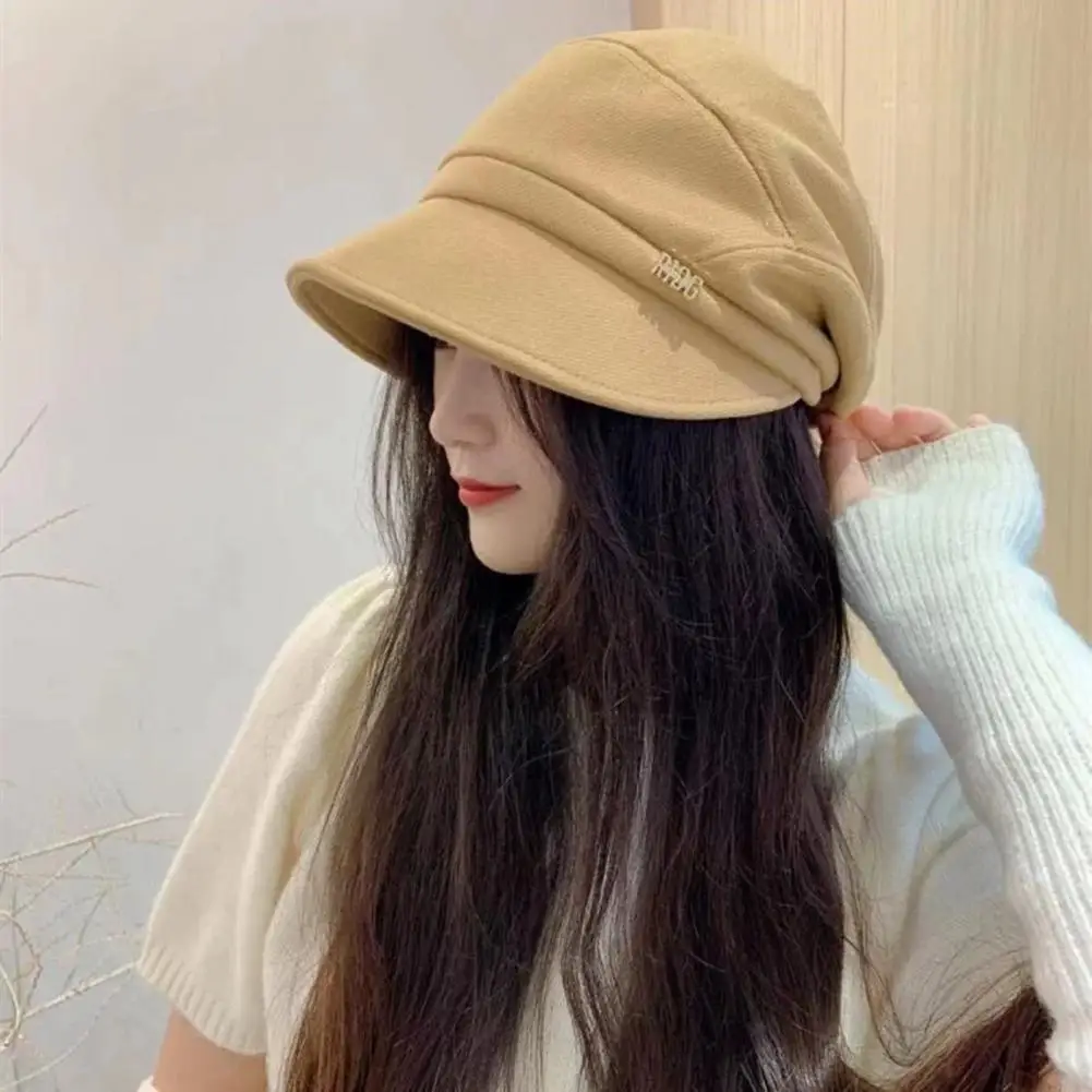 Ladies Corduroy Hat Solid Color Newsboy Hat for Ladies Stylish Women's Corduroy Newsboy Beret Versatile for Comfortable