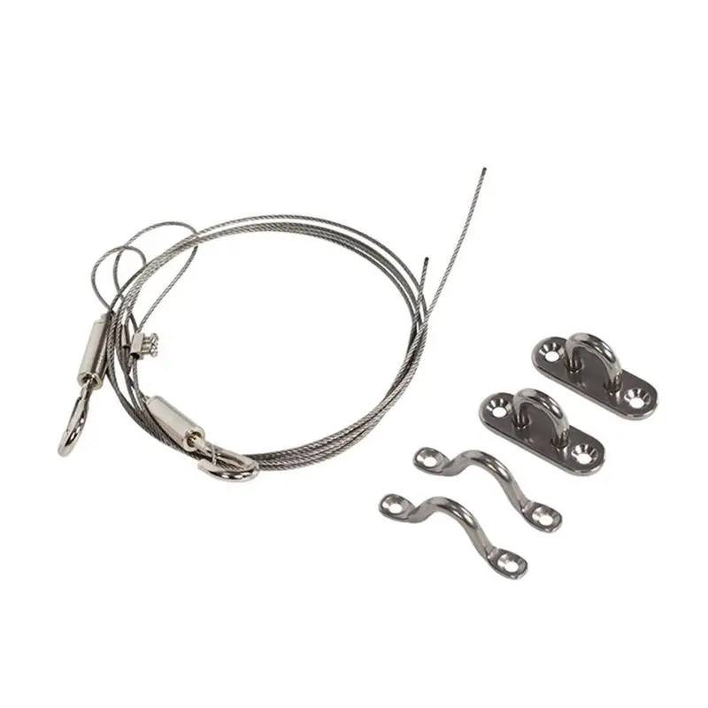 

Аксессуары для автофургона, Проволочная Тяговая веревка, 304, материал из нержавеющей стали, регулируемая длина для домов на колесах, домов на колесах, камперы