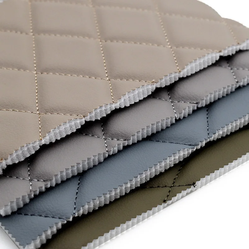 Embroidered Leather Fabric 5