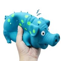 Pet Dog Sounding Piggy Squeak Bite Resistant Toys for Small Large Dog Interactive Puppy Toy Chew Toy Pet Tooth Clean Accessories 1