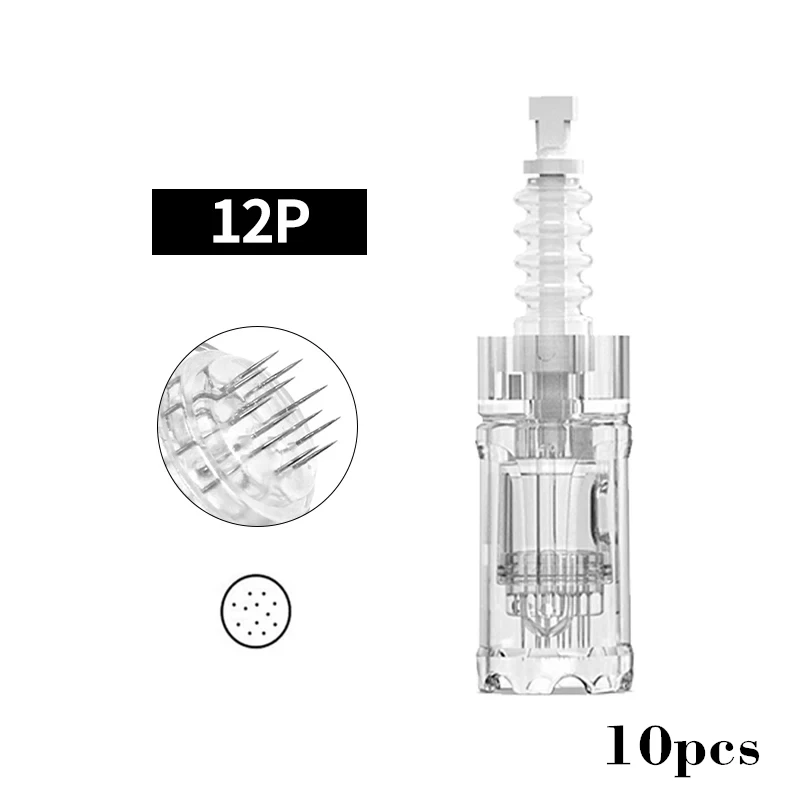 10 adet Dr Kalem Kartuşları Microneedling Kalem İğneleri 12/24/36/42 Pin Nano Dr.pen A10