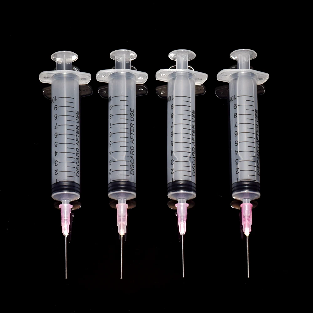 Siringhe Da 10 Ml Aghi Smussati (ugelli) Per Ricaricare Gli Inchiostri Del Vostro CISS, Confezione Da 8 Pezzi (4 Siringhe E 4 Ugelli - Foto 9