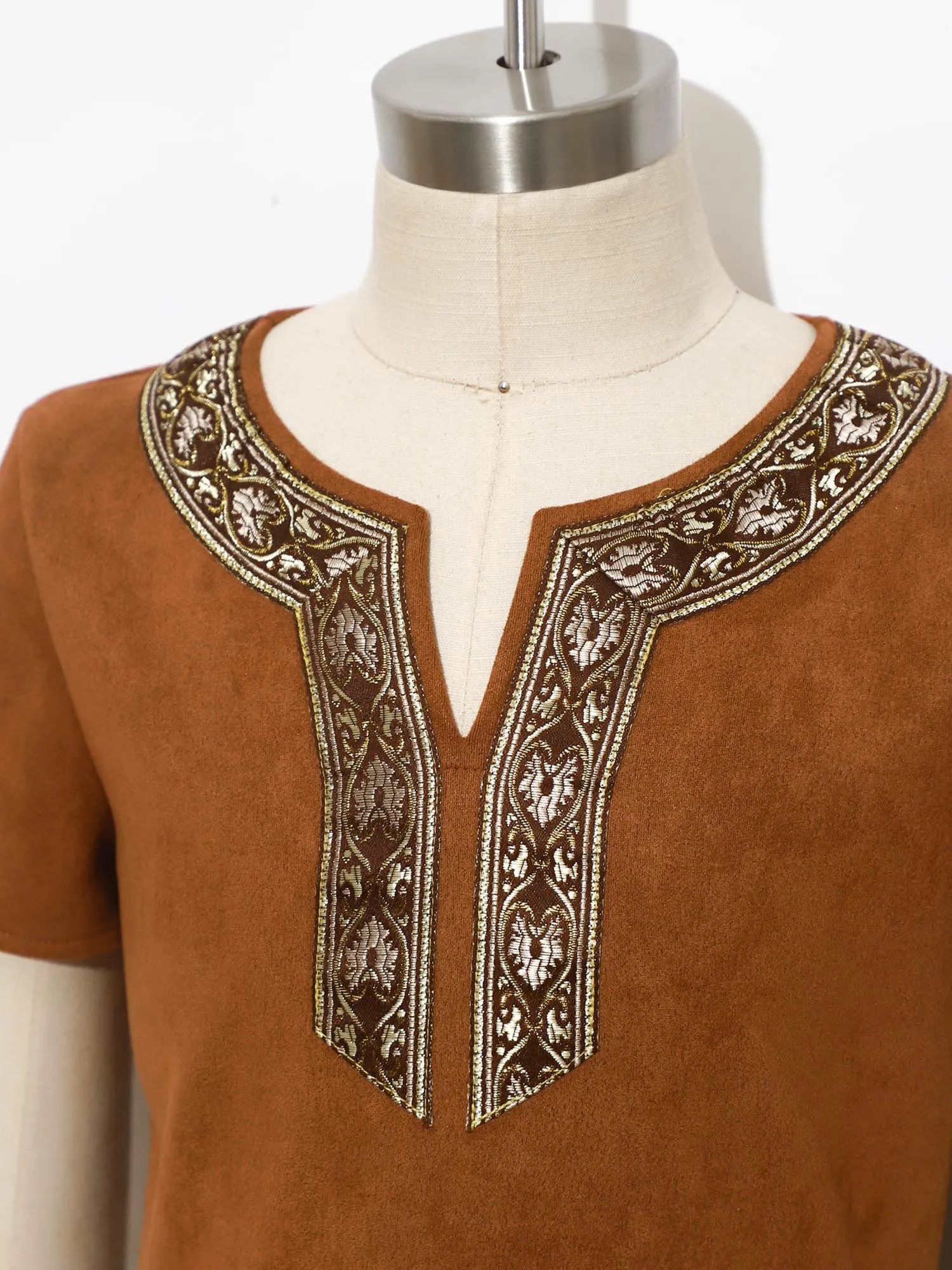 Costumi da Principessa Indiana per Halloween, Costume da Cacciatrice Pocahontas per Ragazze, Abito da Festa Purim e Mardi Gras, Vestito da Selvaggia della Foresta - immagine 5