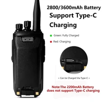 TYT MD-UV390 Plus Battery 2800/3600mAh Enlarge Thicker Battery Pack Compatible With MD-390 MD-680 MD-358 TH-UV8200 Two Way Radio 2