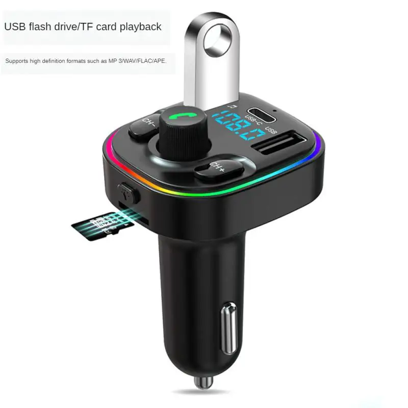 

Автомобильный FM-модулятор с поддержкой Bluetooth 5,0 и быстрой зарядки, 22,5 Вт