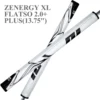 1/10PCS/SET NEW - Golf Grip ZENERGY Flatso XL Plus 2.0 Putter Grip - White / Black length 13.75" 1