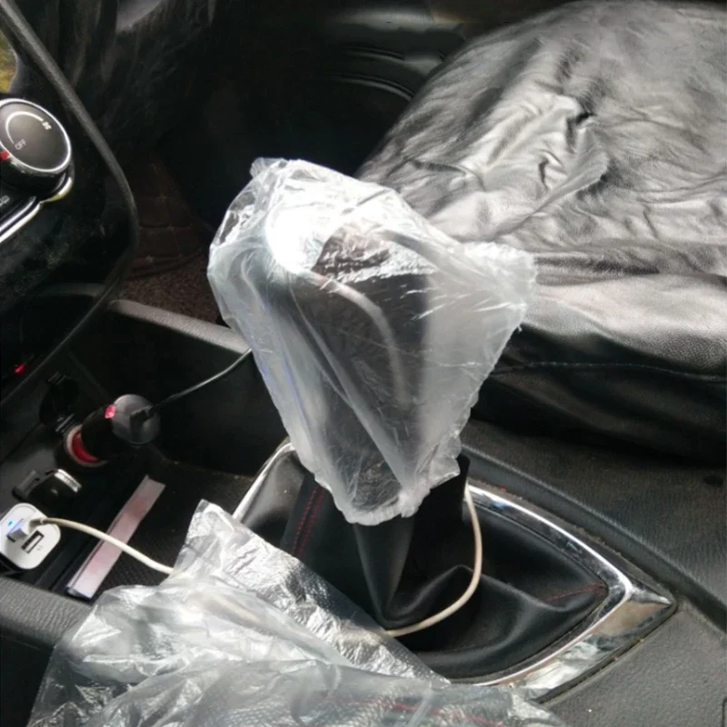 Universal Disposable Car Seat Dust-proof Covers Waterproof  Vehicle Car Steering Wheel Cover Protector Car Interior Accessories