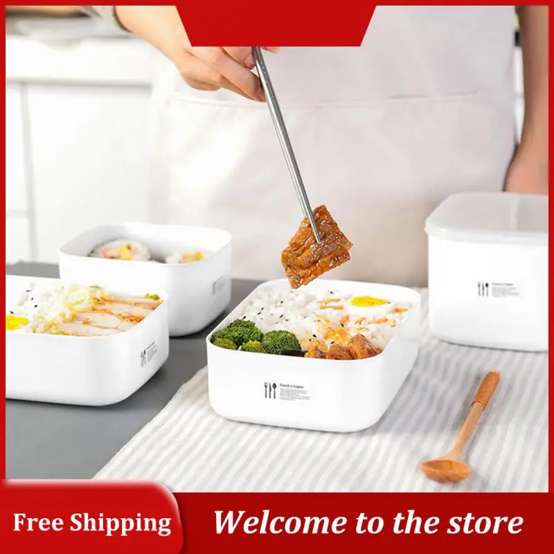 

Portable Lunch Box for School Office Picnic Refrigerator Food Storage Container Microwavable Bowl Fresh Keeping Bento Container