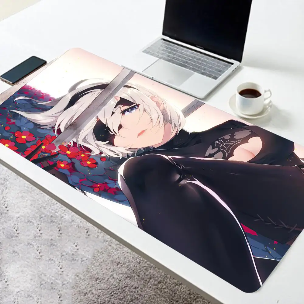 

Post-apocalyptic survival NieR Automata Mouse tapis de souris Pad Large anime leather pc gamer PU anti-slip hentai waterproof table cabinete pc gamer mat