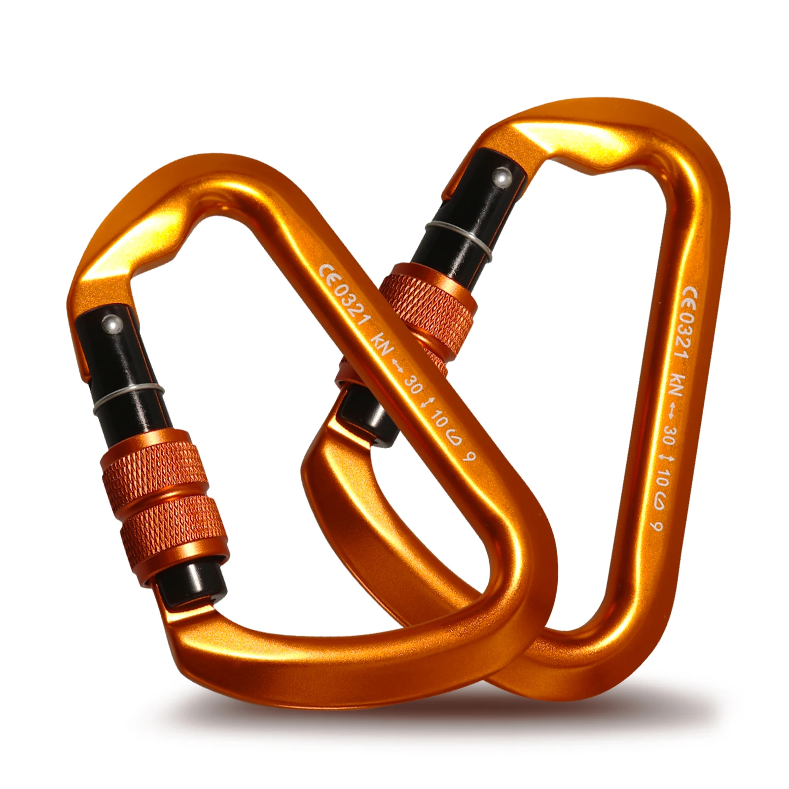 30KN Aluminum Safety Carabiner 3