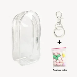 Labubu Waterproof Bag with Keychain - Transparent Cloth Storage - No doll (15)