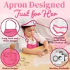 11PCS Kids Cooking Baking Set Chef Set, Includes Apron for Girls, Chef Hat, Mitt & Utensil Gifts for 3-10 Year Old Kids 6