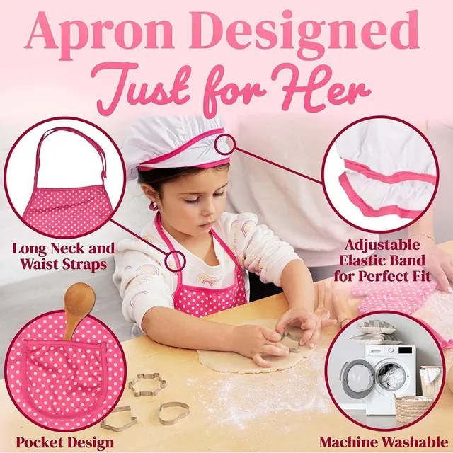 11PCS Kids Baking & Chef Set 6