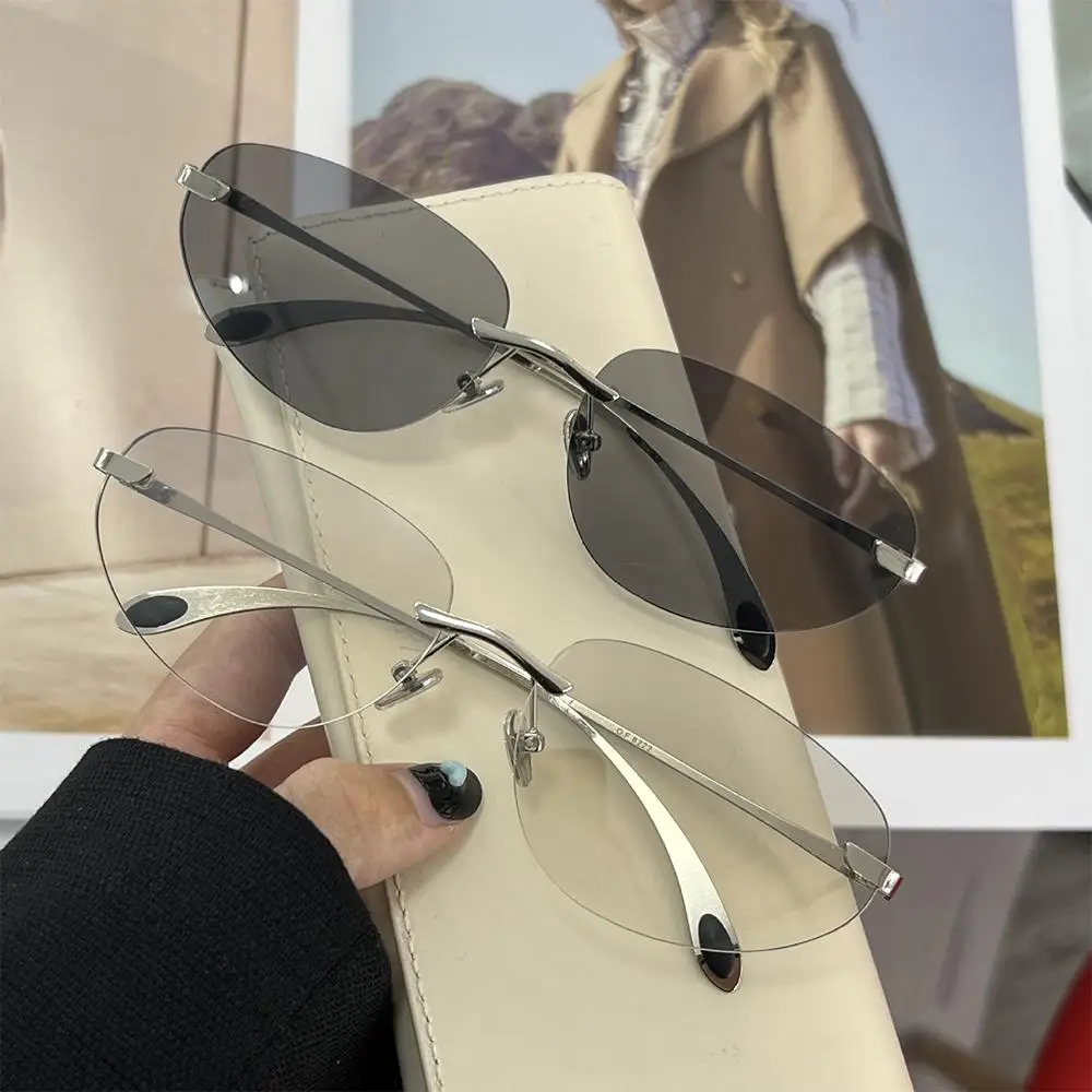 2025�� �Ż� ���� ��Ÿ�� �����Ӹ��� ���۶�, ���ϼ��� UV400 ���� Y2K �м� ǻó����ƽ ���۶� (�������)