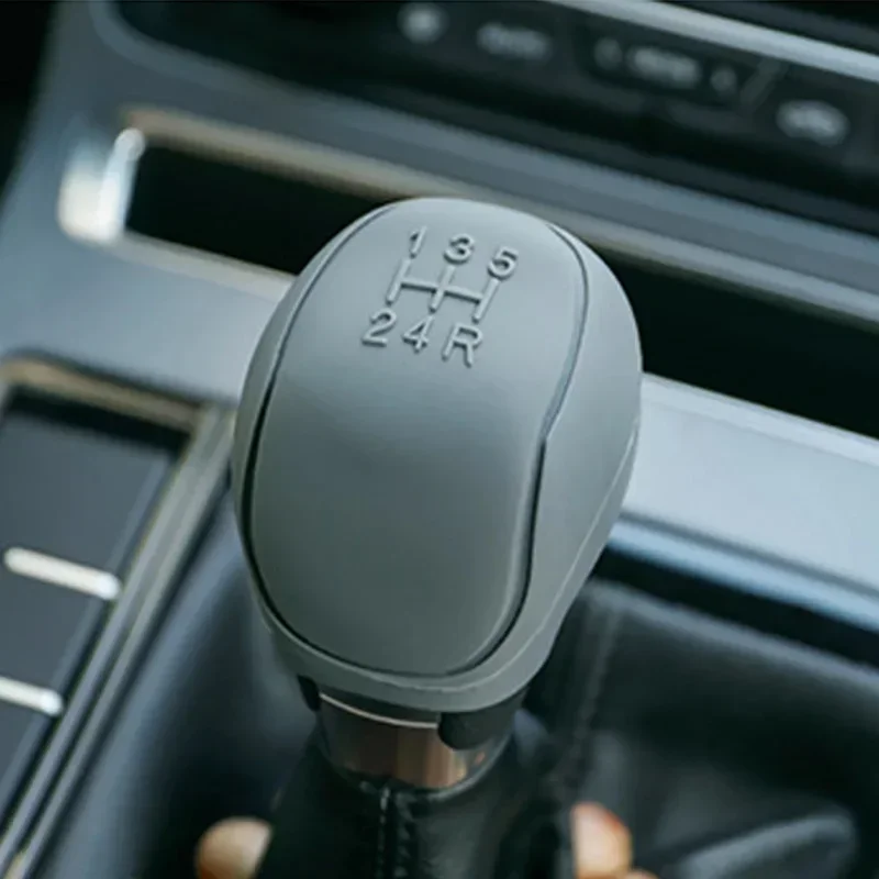 Silicone Anti-Slip Gear Shift Knob Cover for Car Interior Protection